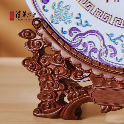 清华文创晶雕彩绘摆盘 商品图9