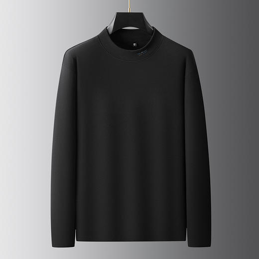 【DWP】大依优型大码男装半高领打底衫秋冬长袖T恤保暖内搭百搭休闲商务长袖 商品图1