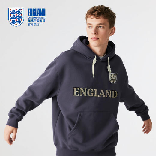 【官方正版】英格兰国 家队 | 紫色连帽卫衣秋季新款长袖上衣 商品图1