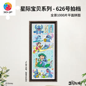 1000片 全景平面塑料拼图 H1987 星际宝贝系列-626号拍档