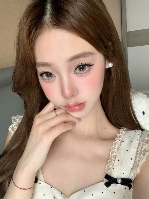 <大直径>PUFF GIRL-牛乳奶泡 奶灰-14.5mm【半年抛两片装 0-800度 含525/575】 商品图3