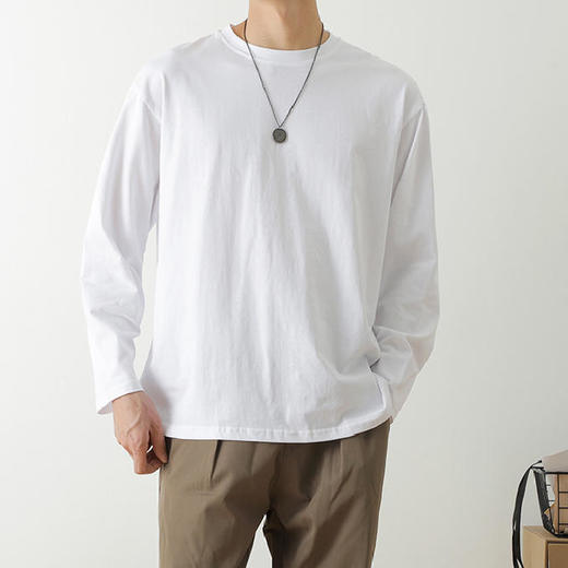 【下单备注颜色全称】【89元起三件！】狂野橘子重磅纯棉短袖/长袖T恤 | 男女同款 高克重230g&240g 耐穿有质感 商品图7