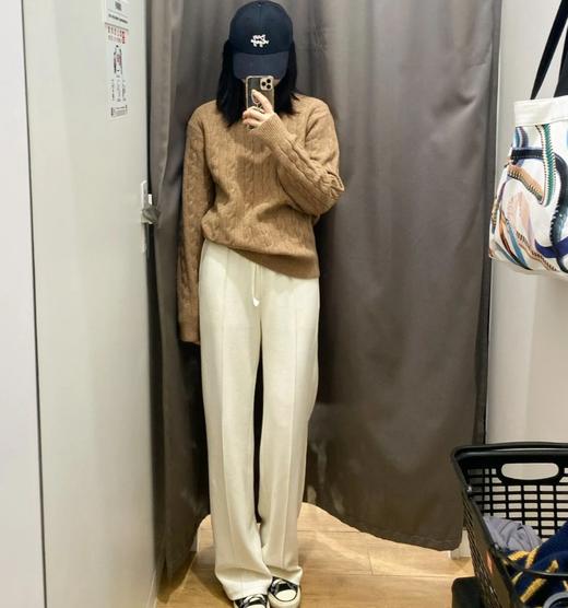 老米优品🎈 3-5天发货！显瘦神裤！《羊毛蚕丝休闲窄版阔腿裤》 羊毛+蚕丝， 保暖舒适显瘦垂感好 ~~深秋冬季告别臃肿！！ 商品图0