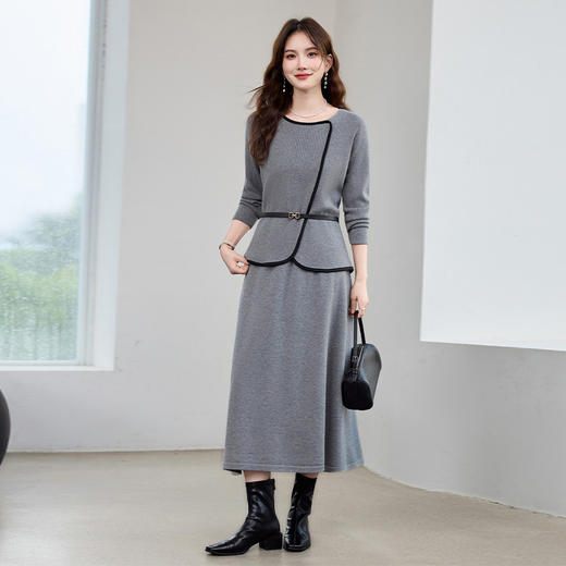 针织套装时尚洋气减龄，两件套穿搭毛衣裙子HR-610 商品图2