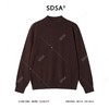 SDSA男士秋冬新款痞帅男装复古简约圆领毛衣百搭休闲套头针织衫 商品缩略图1