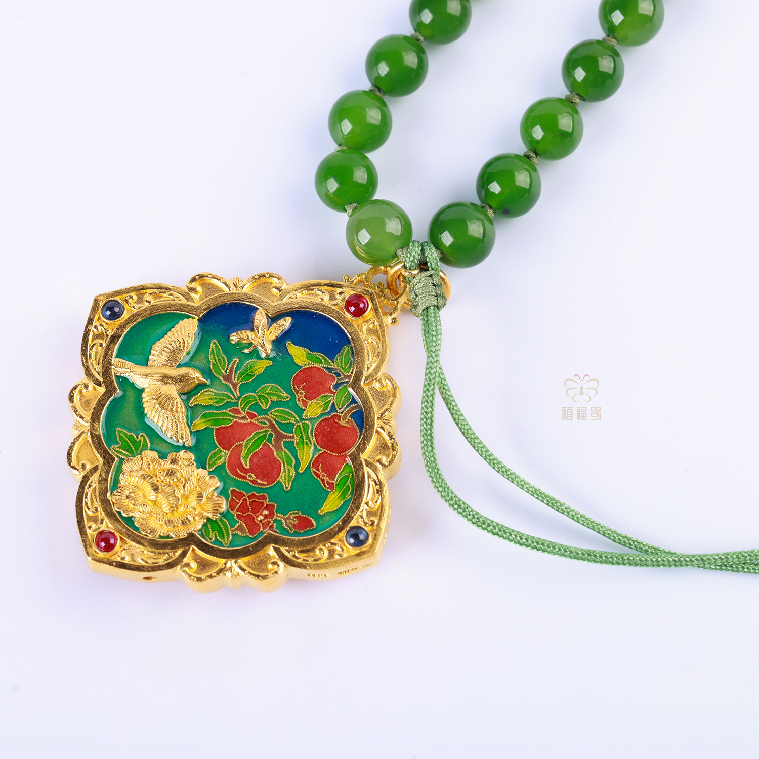 【月兔生香】珐琅金坠 ZX2510033