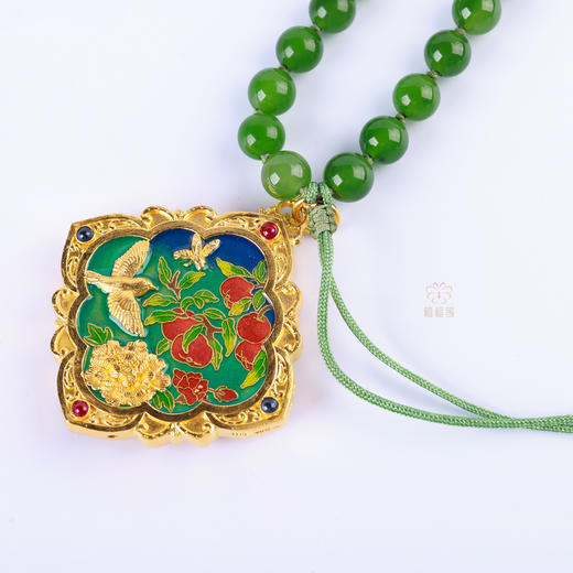 【月兔生香】珐琅金坠 ZX2510033 商品图0