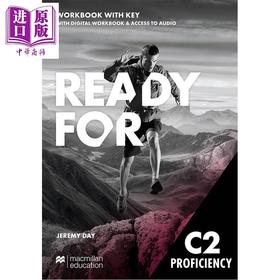【中商原版】剑桥CPE考试备考练习册含答案配电子书和在线音频Ready for C2 Proficiency Workbook Digital Workbook with Key