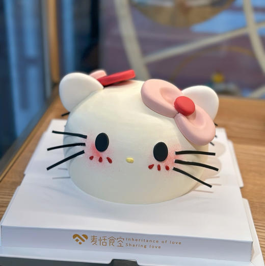 翻糖双面HelloKitty (提前2天预定）需自提；耳朵有牙签固定 商品图2