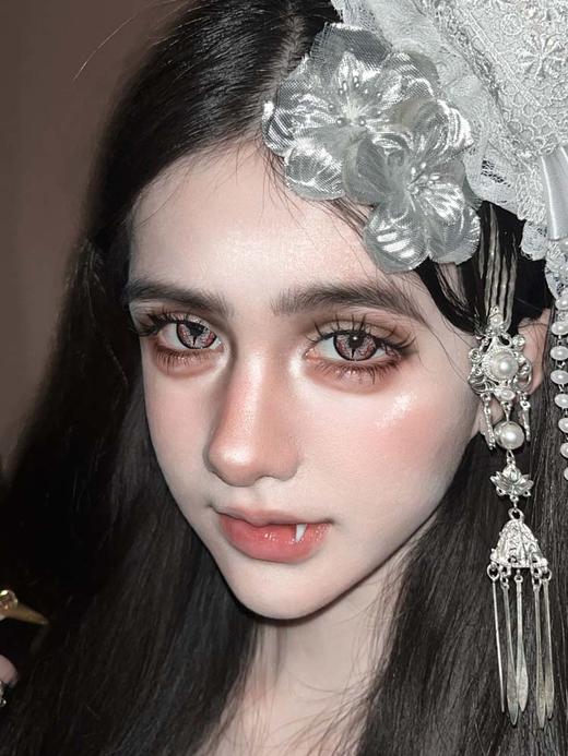 paprikacon 日抛 虫师宿命 直径14.5mm着色14.0mm   cos (两片装) 商品图0