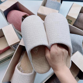 男女同款棉麻拖鞋 半拖/全拖 天然棉麻新料，透气无负担，四季可穿不闷脚