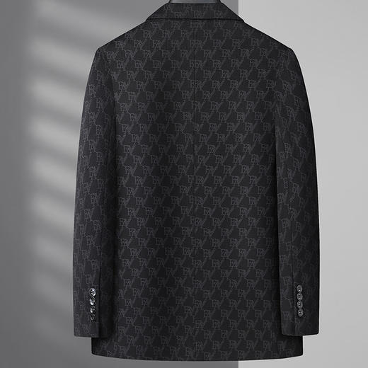 【90白鸭绒】【DDS】大依优型大码男装秋冬西装羽绒服长袖外套印花商务休闲鸭绒羽绒服 商品图1