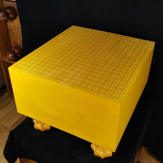 日本本榧棋墩 尺寸46*42.4  板厚21.4 整高33.4 微瑕 商品图0