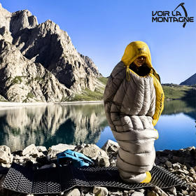 【终身保修】Voir La Montagne/见山 轻量化鹅绒睡袋800蓬95拒水白鹅绒填充