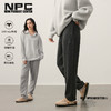 NPC潮牌100%山羊绒针织休闲阔腿长裤男保暖宽松抽绳春秋NP49TR14 商品缩略图0