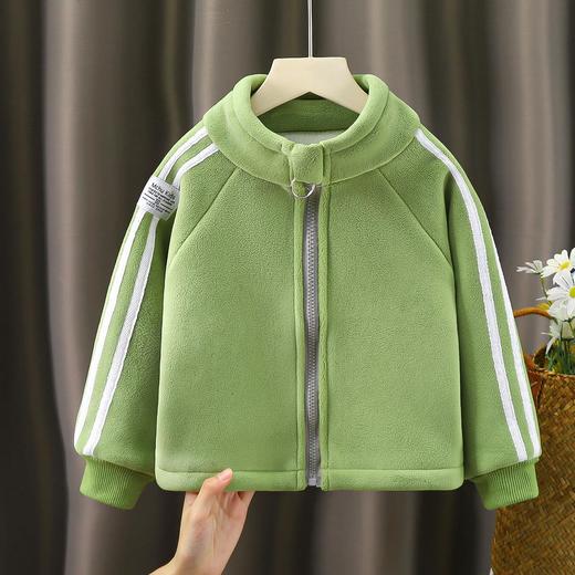 专一儿童奥粒绒外套男女中大童宝宝秋冬季加绒加厚保暖上衣外穿90-160 商品图4