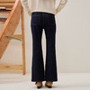 谜底喇叭牛仔裤长裤2025年冬季新品弹力舒适修身时髦女254MJ1455 商品缩略图2