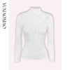 余潇潇【星光蝶语】绵羊毛混纺精美渐变大小蝴蝶烫钻高领修身打底衫 商品缩略图3