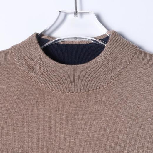 2571015SDSA男士秋冬新款痞帅男装潮牌简约纯色圆领针织衫毛衣百搭休闲 商品图2