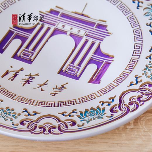 清华文创晶雕彩绘摆盘 商品图6
