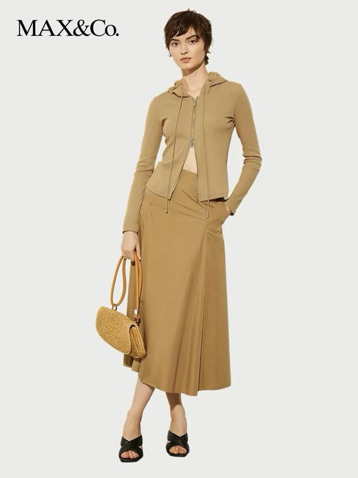 【开放日忙 秒杀价已调 直接拍】Max 双向拉链 针织 连帽开衫 商品图3