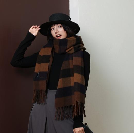 清仓特惠丨任意2件-20【大尺寸可做盖毯披肩】C&C时尚轻奢感围巾 牛皮纸礼袋装 商品图11