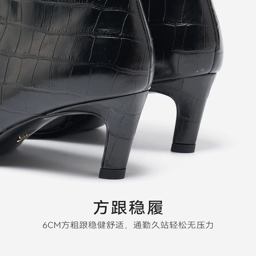 星期六法式风优雅尖头时装靴SSD4116583 商品图10