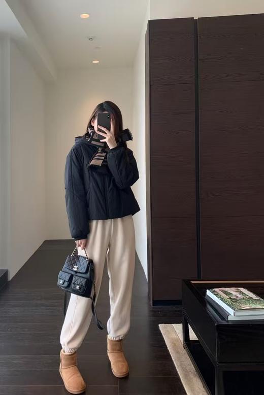 Lu*家同款W-R夹棉防风防水连帽外套 商品图11