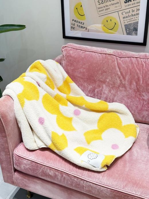 【品牌福利来袭】法国Smiley双拼绒绒毯！礼品袋包装🎁乔迁新婚送礼!简直不要太体面！人手几条❗️风靡全球53年｜ 商品图3