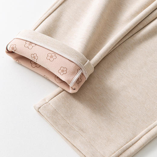 【绵羊毛+醋酸+7A润肤】【藏肉显瘦，秒变大长腿】秋冬新款SAKURA樱花羊毛醋酸薄绒萝卜裤原纱润肤樱花香薰锥形萝卜裤 商品图8