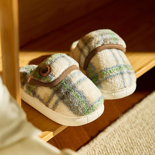 巴拉巴拉童鞋儿童棉拖鞋男童女童室内家居鞋加绒保暖冬季2025新款 商品图3