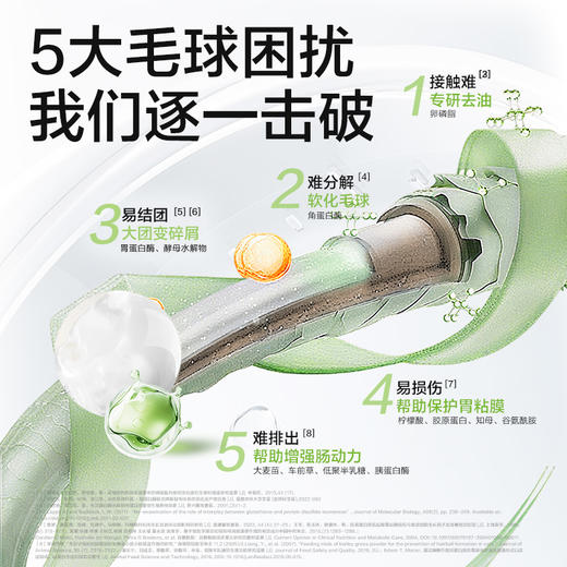 卫仕（NOURSE)后生元化毛球猫草片魔方冻干猫咪排毛球代吐温和分解毛球护肠胃 全新升级【化毛魔方】 商品图2