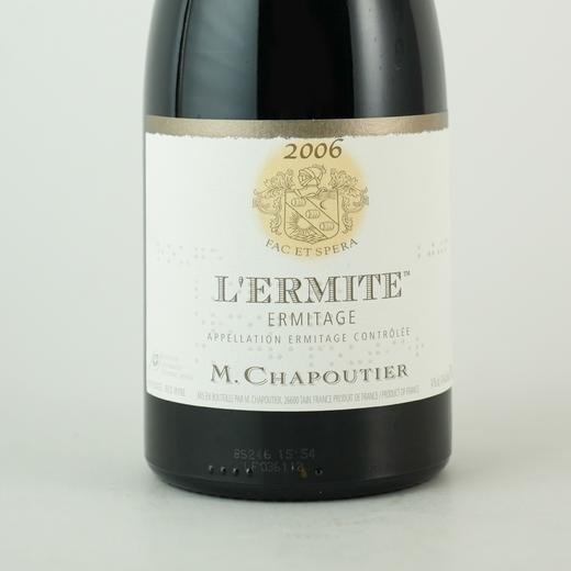 法国罗纳河谷2006年莎普蒂尔酒庄埃米塔日隐士园西拉干红 商品图1