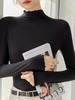 买一送一 半高领内搭秋冬女装木耳边打底衫女弹力舒适保暖修身上衣长袖无束缚感，舒适，柔软，不紧绷 商品缩略图7