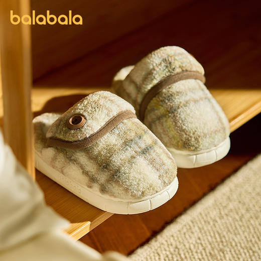 巴拉巴拉童鞋儿童棉拖鞋男童女童室内家居鞋加绒保暖冬季2025新款 商品图2