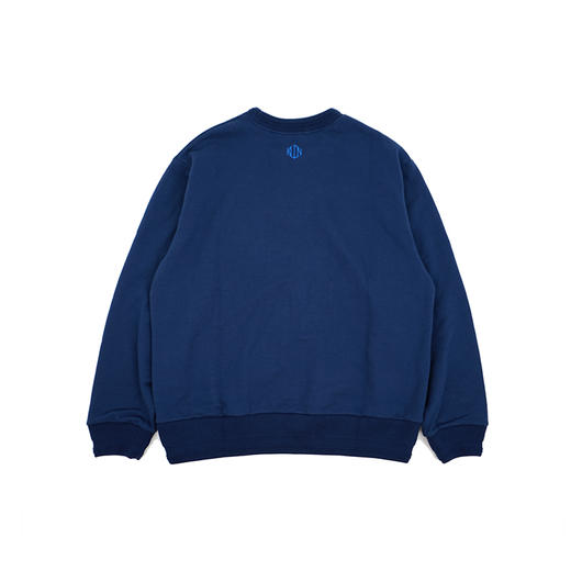 KUON Boro Sweatshirt 古布刺子拼接蓝染圆领卫衣 商品图3