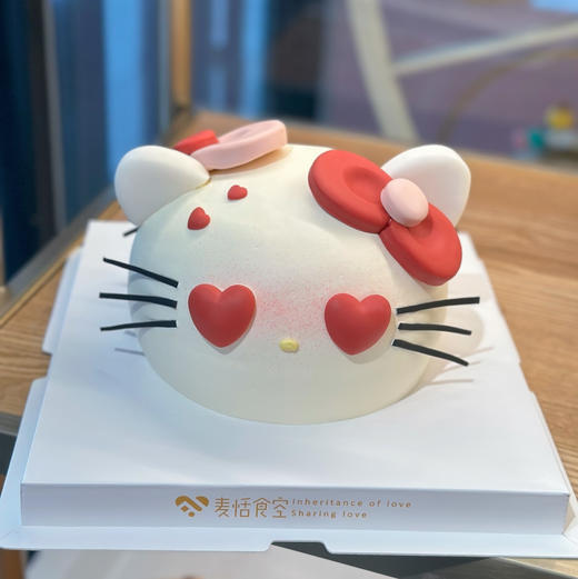 翻糖双面HelloKitty (提前2天预定）需自提；耳朵有牙签固定 商品图3