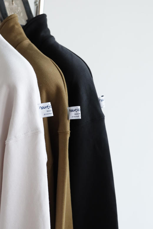 NTC长谷川 秋冬加绒 学院派半拉链宽松卫衣 WY920 商品图5