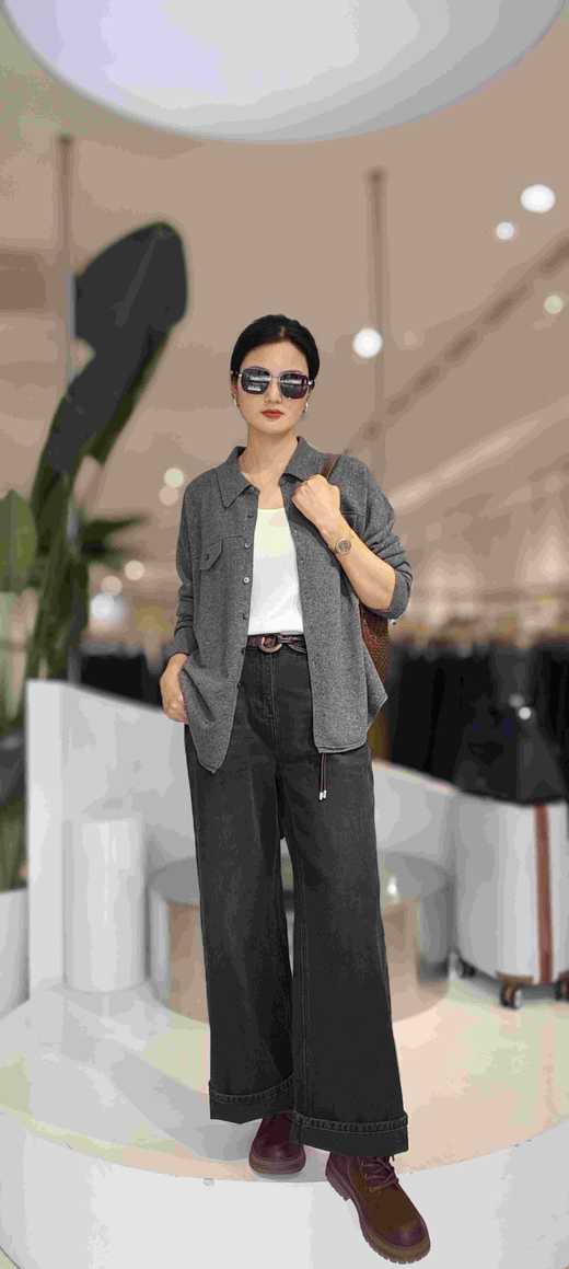 584759全羊毛两盖衬衫 商品图2