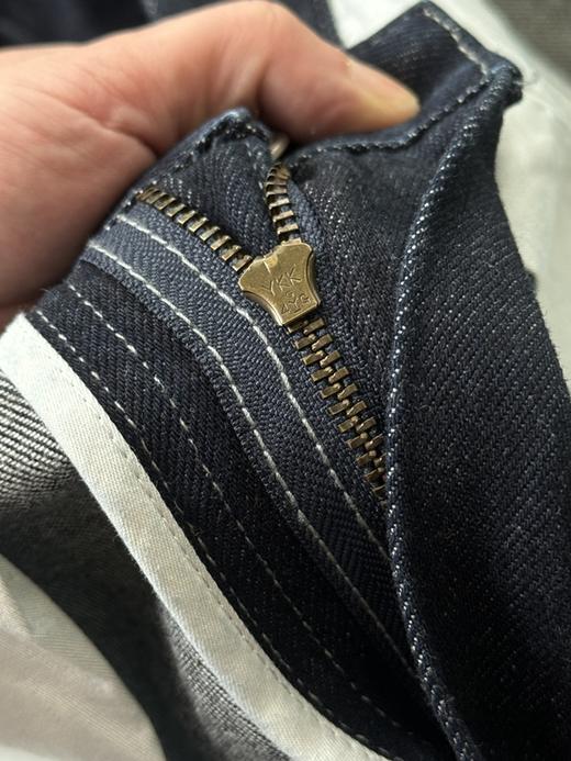 鸟家 灯心绒拼接男女同款牛仔裤(蕾姐S宽松,波哥穿L紧身) 商品图12