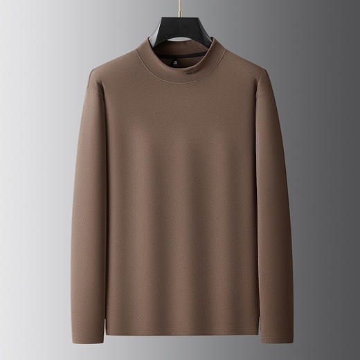 【DWP】大依优型大码男装半高领打底衫秋冬长袖T恤保暖内搭百搭休闲商务长袖 商品图3