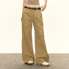 Ariseism 美式复古设计感休闲裤女秋季新款阔腿长裤子 商品缩略图0