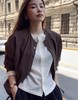 老米优品🎈3-7天发！巨显瘦~《法式假两件衬衫》 60支  100%匹马棉 美拉德色系 衣摆抽绳设计 设计感小众上衣 商品缩略图0