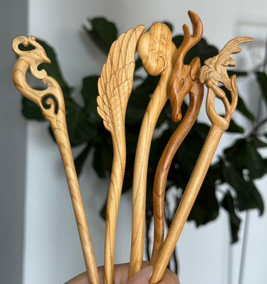 【吉祥桃木挂件丨新增发簪】桃友回馈福利，来源于麦麦山东桃园12年老桃树制作，蒸桃木，寄托对平安、吉祥的追求！【TJ-J】 商品图7