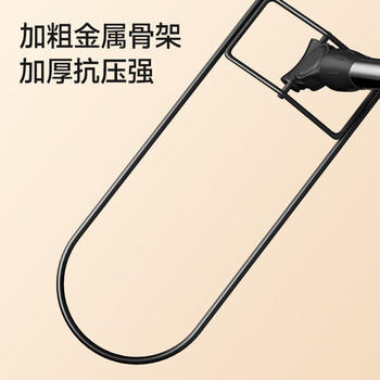 五月花尘推墩布60cm单配布平板拖把不锈钢拖把干湿两用商场物业拖地墩布 商品图8