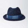 KUON Boro Fedora Hat 日本古布拼接礼帽 商品缩略图1