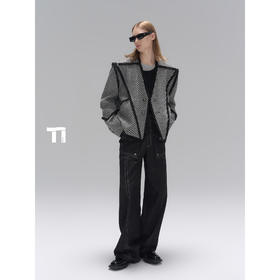 启世录TIWILLTANG“秩梏御衡”拉毛短款夹克