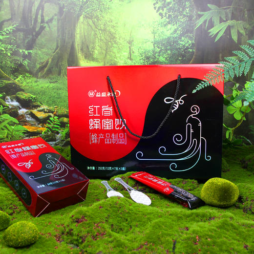 蜂产品制品红参蜂蜜饮礼盒12克*7支*3盒 商品图1