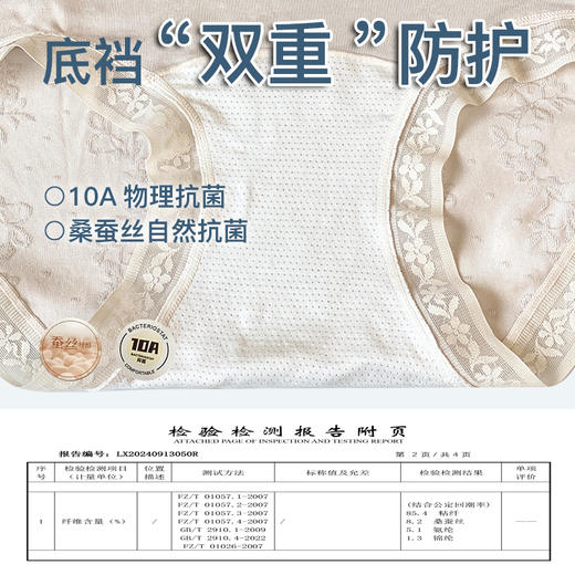 Bimilie蕾丝桑蚕丝内裤 商品图3