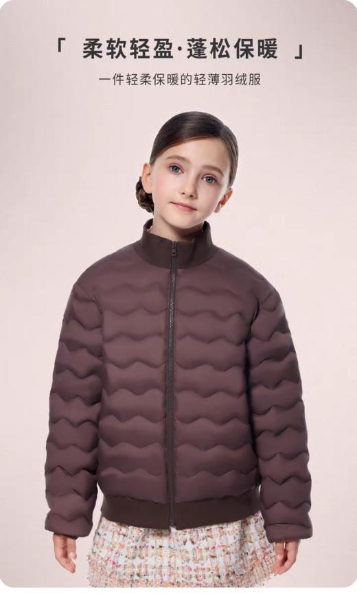 【春上新】8楼LYNN&MILO琳麦罗 亲子女/男童2025春秋冬新款短款羽绒服百搭外套 商品图1
